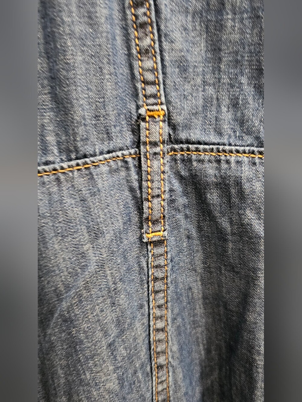 Torrid 2X Denim Trucker Dress Button Front Collared Midi Pocket Dress - Picture 8 of 8